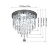 German Warehouse Contemporary LED Ceiling Lamp with Crystal Simple Indoor Illumination