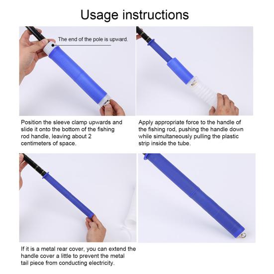 12/17/24/35CM Rękaw kurczliwy na zimno Uchwyt Antypoślizgowy Uchwyt wędki Rączka rakiety do badmintona Narzędzia ręczne Silikonowy rękaw Rurka