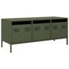VidaXL TV Cabinet Olive Green 101.5x39x43.5 Cm Cold-rolled Steel, TV Stand, TV Sideboard, Hi-fi Cabinet, TV Bench, Cabinet In 851230