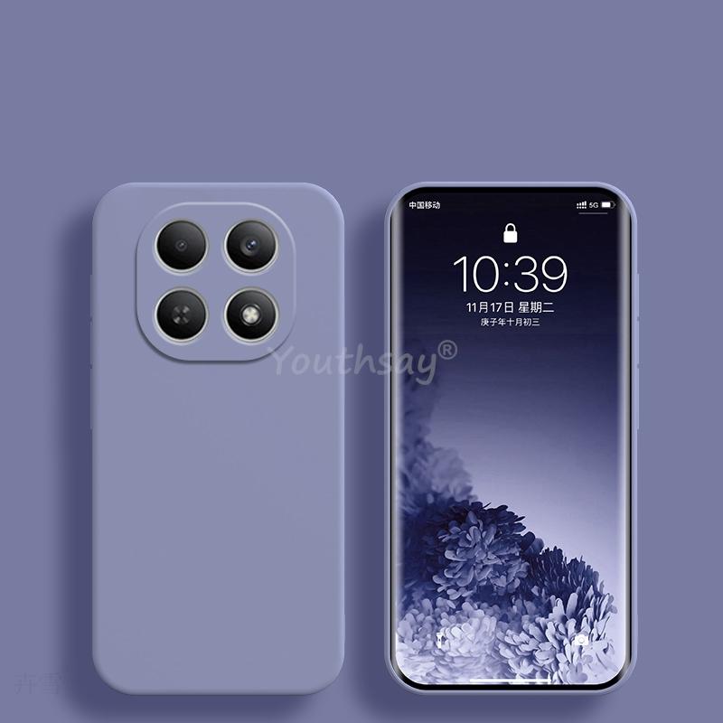For Xiaomi Redmi Note 15 Pro Plus Case Liquid Silicone Plain Case Redmi Note 15 Pro Plus Cover TPU Anti-drop Protector Case