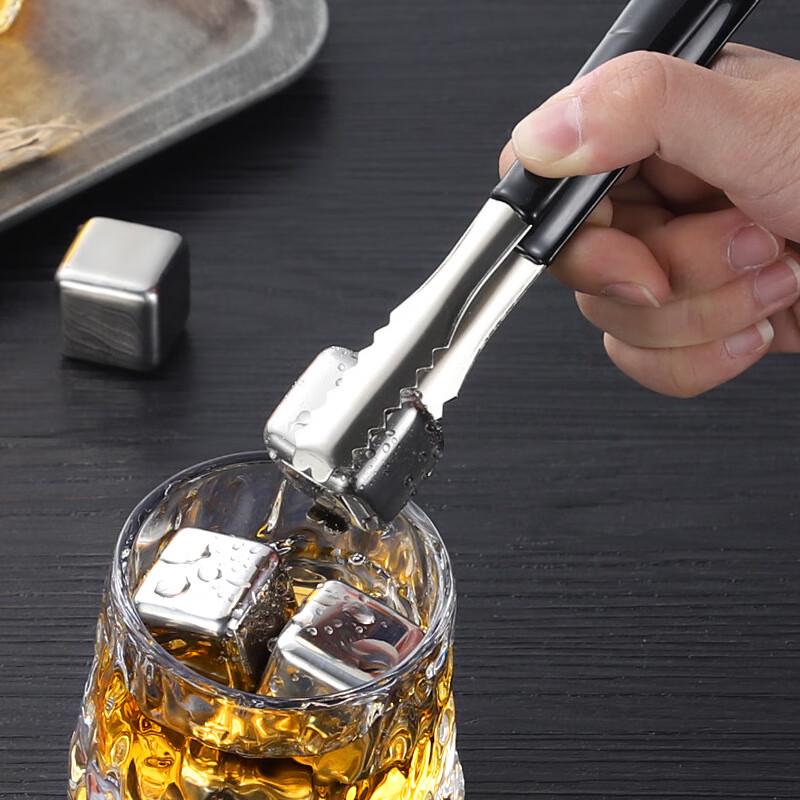 18cm Stainless Steel Ice Tongs