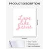 FGFK Girly Pink Christian Wall Art Prints Set of 4, Lamentations 3:23 Psalm 16:11 Psalm 27:1 Bible Verse Preppy Posters Pictures Wall Decor for Girls
