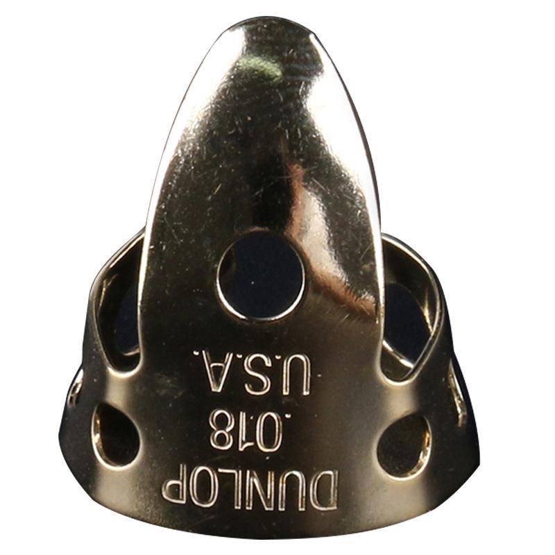 Dunlop Guitar Finger Cots - Brass/Nickel Silver Fingerstyle Picks 33R/37R (Right Hand)