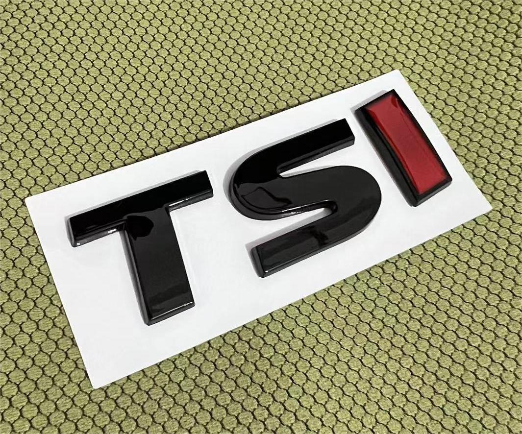 

1pcs ABS high quality TDI TSI car Letter Rear trunk Decals Emblem badge sticker Decal styling