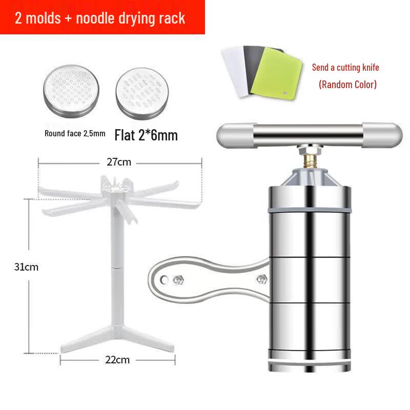Qiwei Manual Stainless Steel Multifunction Noodle Maker