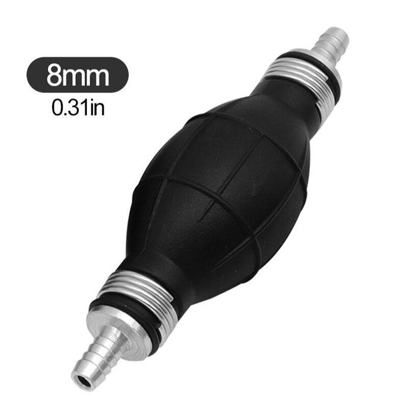 Hand Fuel Pump Line Rubber Aluminum Hand Primer Bulb diesel oil transfer petrol for Car Boat Marine Outboard 6mm/8mm/10mm/12mm