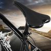 Ergonomischer Mountainbike-Sattel Sitz Fahrradkissenbezug Fahrradzubehör (Schwarz)