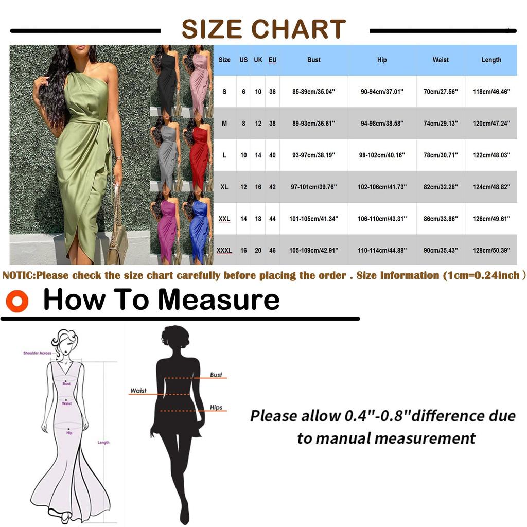 Fashion Womens Color Irregular Sloping Shoulder Waistband Slimming Dress