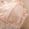 Spetsblomma Vacker Rygg BH Wrap Bröst Tubtopp Vadderad Anti-exponerings BH Damer Flickor V-ringad Camisole BH
