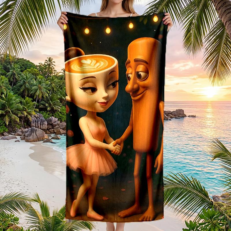 Brainrot Fashion Beach Towel: Ideal for Summer Adventures Soft, absorbent and quick drying suitable for swimming and bathing