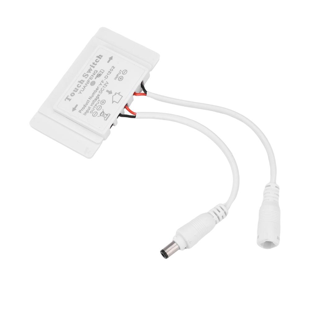 Touch Sensor Switch DC 12V 5A 60W LED Smart Single Key Mirror Light Switch Touch Dimmer Switch For Bathroom Mirror