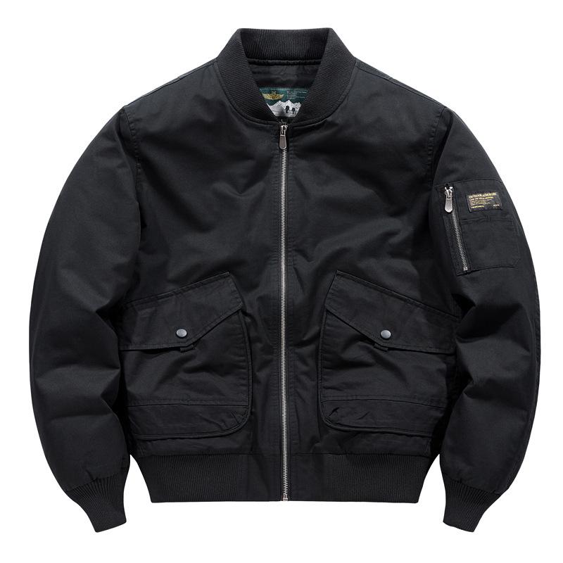 

Зимняя новая куртка с воротником-бейсболкой, мужская куртка из чистого хлопка, красивая утолщенная куртка-бомбер из хлопка, мужская куртка 4XL