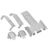 RC Chassis Armors Set Stainless Steel Protection Skid Plate for VP VS4?10 Phoenix VPS09007 RC Car