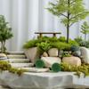 5Pcs Artificial Topiary Ball Fake Greenery Spheres 1.2cm Home Wedding Garden Indoor Outdoor Decor Faux Plant Round Hanging Grass