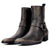 OSSTONE US US Dark Brown OS-JY017-Brown-JP Men's Boots, Size Men's 9.5 (M), 43.5 EU, Color