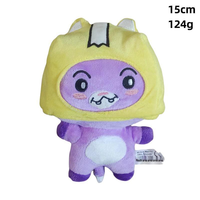 Cross-border Lankybox Plush Toy: Little Man Fox Stone Cloud Cardboard Box Plushie Pillow