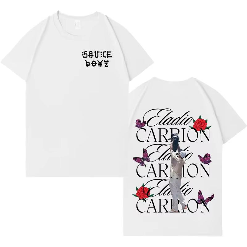 Rapper Eladio Carrion Album Tour Teenagers Tee Men Women Summer Graphic Casual Gothic Humor High Quality Tshrits Fans Gift