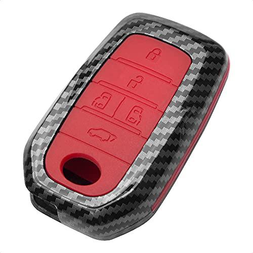 

TOYOTA Smart Key Case for Toyota Alphard, Vellfire, Crown, Mark X, RAV4, etc. Key Cover, Key Holder, 5 Buttons, Dirt Prevention, Hard to Fall Off