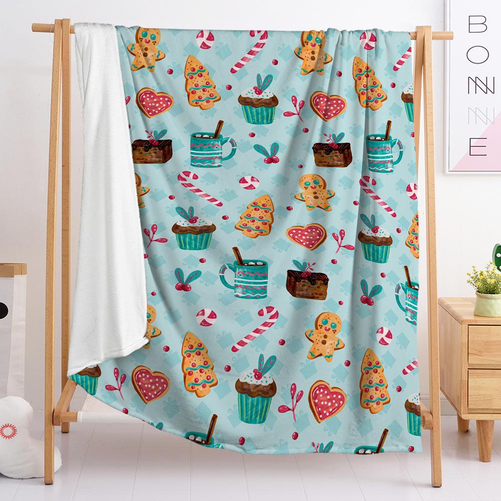 Christmas Blanket Flannel Blanket Gift Snowman Blanket Spring And Autumn