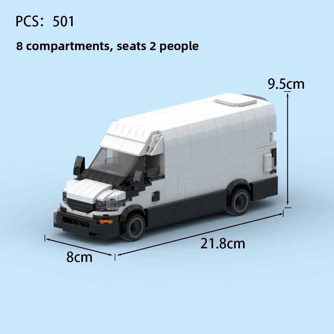 

DIY Toy Model ible Small Particle Blos IVECO Tru Children s Eonal Handmade Puzzle Plaything Ornament