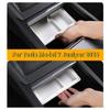 For Tesla Model Y Juniper 2025 Central Control Storage Box Armrest Box Eyeglass Holder Organizer Tray Car Interior Accessories