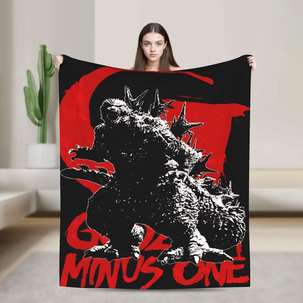 Godzilla Blanket Picnic Flannel Throw Blanket For Couch Bed Super Warm Custom Quality Bedspread Birthday Gift