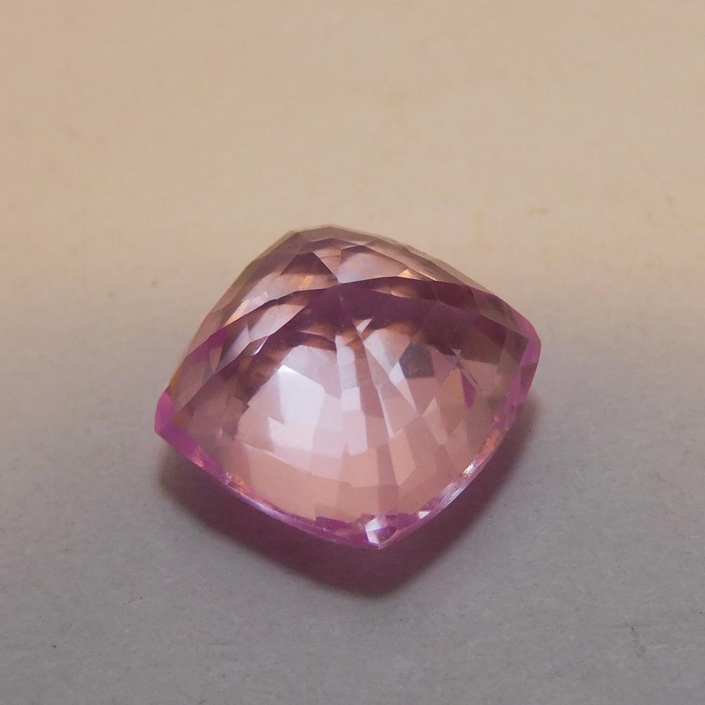 Natural Pink Sapphire Square Cushion Cut 9.90 Carat Loose Gemstones