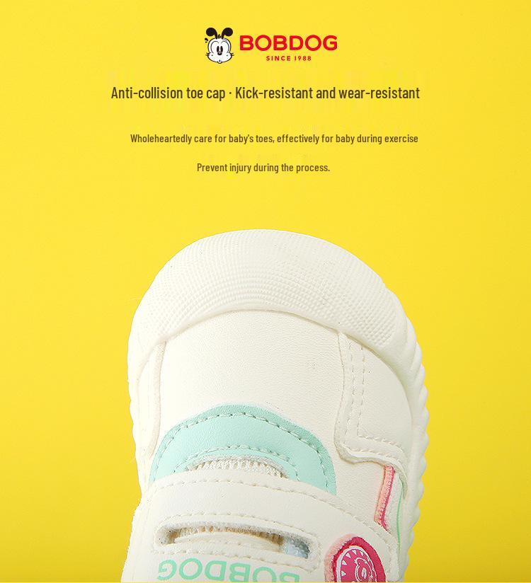 Babu Dou Baby & Toddler Winter Velvet Shoes for Walking - Warm Cotton Casual Sneakers, Ages 1-3.