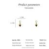 Korean Light Luxury Diamond Earrings: 2023 Trendy, High-End Design for Women’s Unique Style
