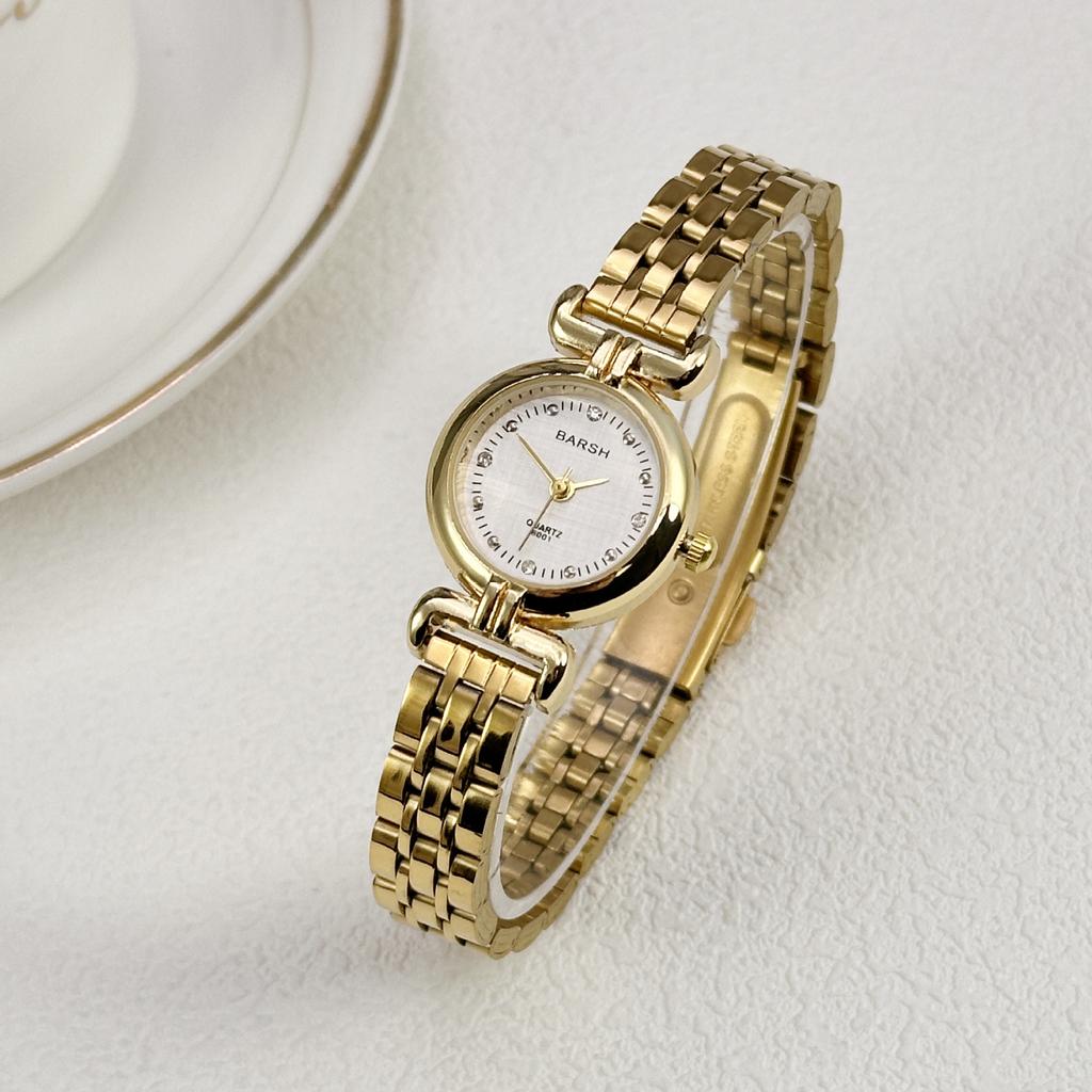 Luxury Gifts Women Watch Fashion Small Dial Gold Watches Stainless Steel Strap Quartz Wristwatches Dropshipping Clock Female