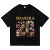 Shakira Album Cover 2026 Tour Print T-shirts Men Women Hip Hop Streetwear T-shirt Print Crew Neck Short Sleeve Lightweight Casual T Shirt