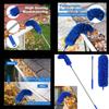 Gutter Cleaning Brush With Telescopic Extendable Pole For Home Maintenance And Dust Removal