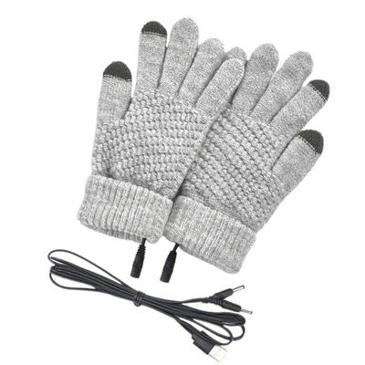 Heated Gloves Winter Thermal Warm Gloves With Built In Heating Sheet USB Powered Soft Durable Winter Work Gloves For Men Women