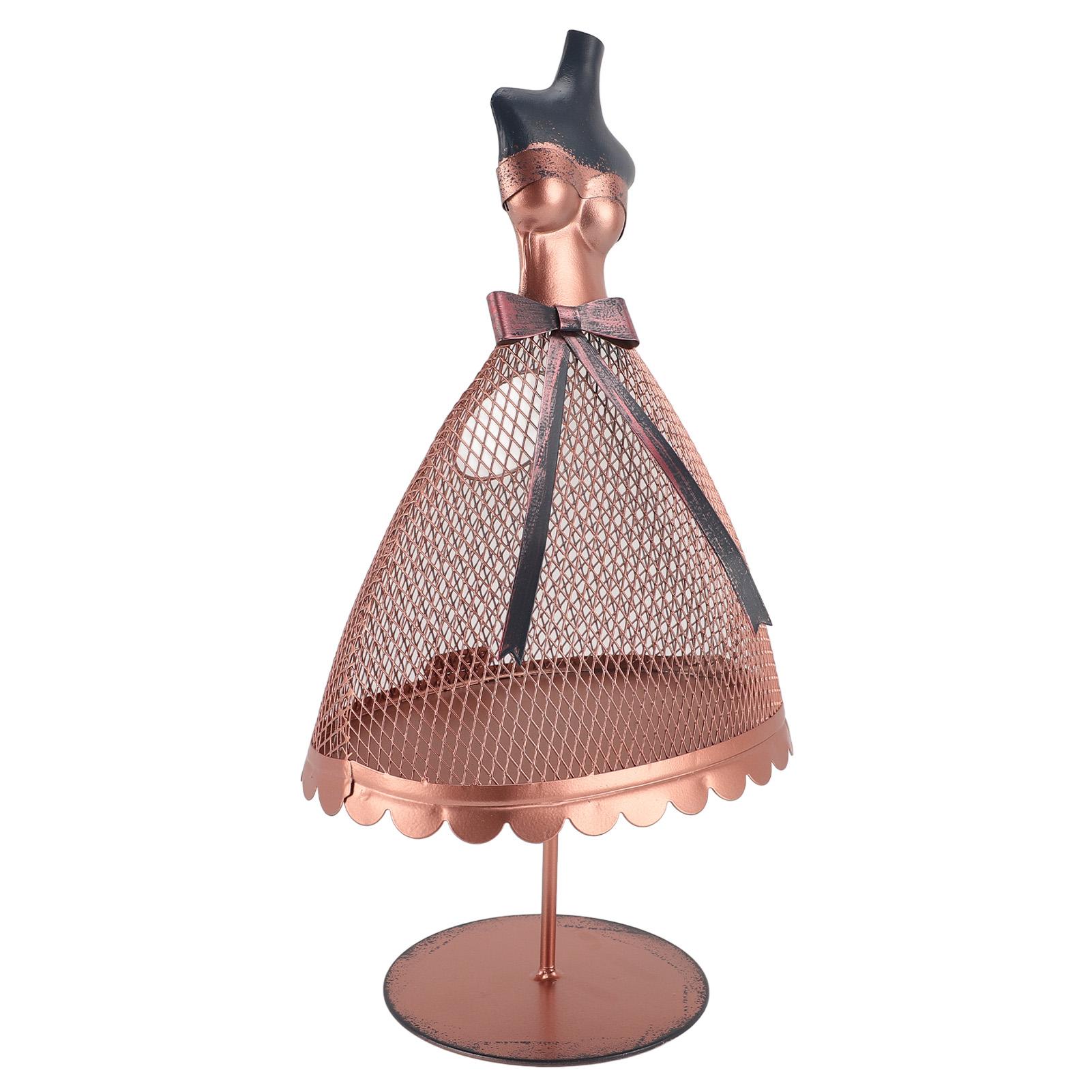 

Держатель для винных пробок в форме платья, железный металлический декоративный ящик для хранения пробок, дисплей для домашнего бара, подарок