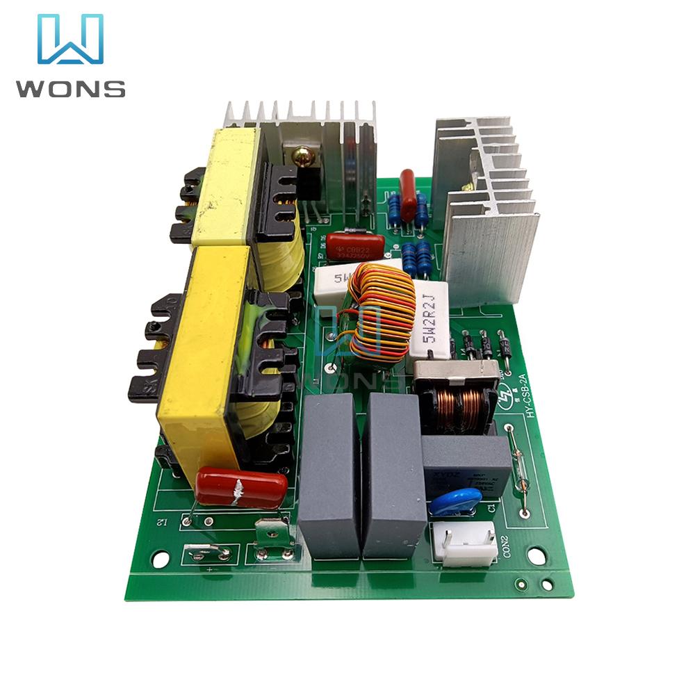 AC 220V 110V Ultrasonic Generator cleaning machine Drive Power Board 120W Generator Accessories Transducer Vibrator