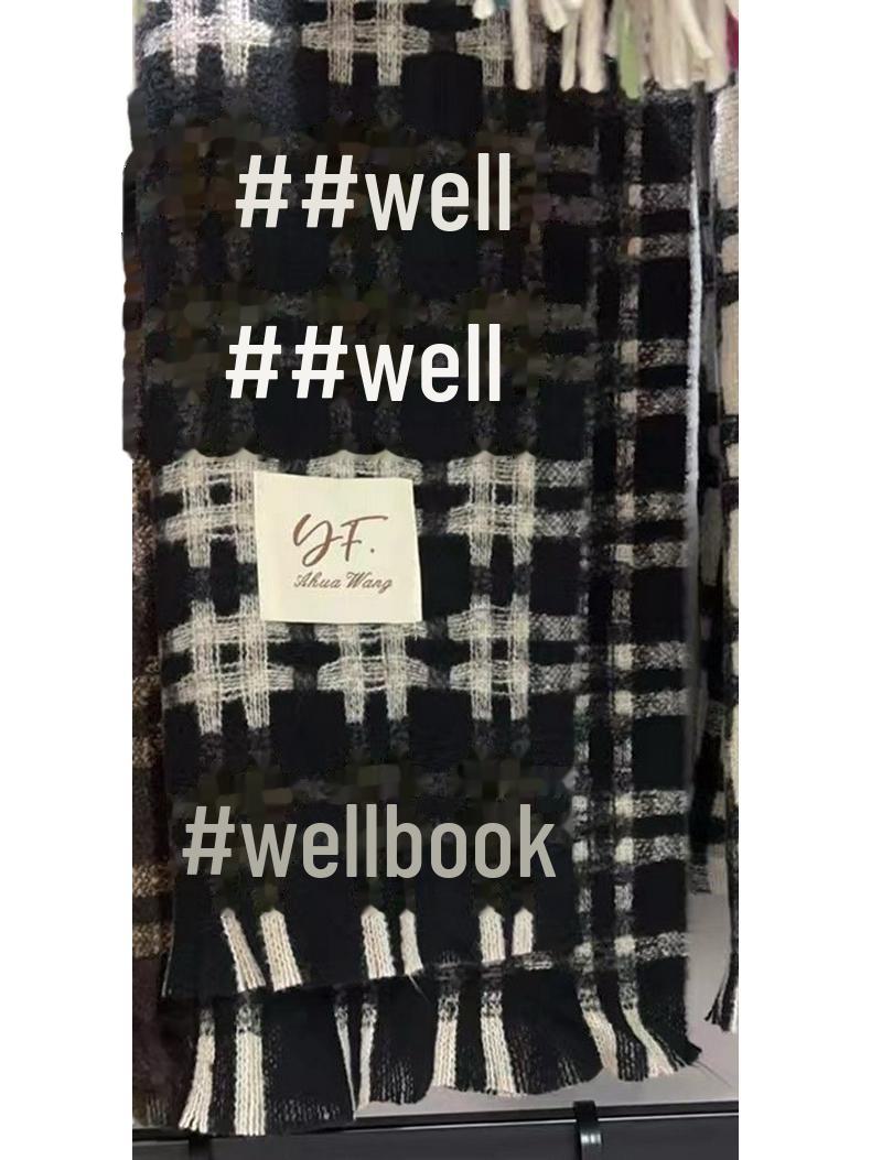 

Розкішний товстий шарф унісекс зі штучним кашеміром