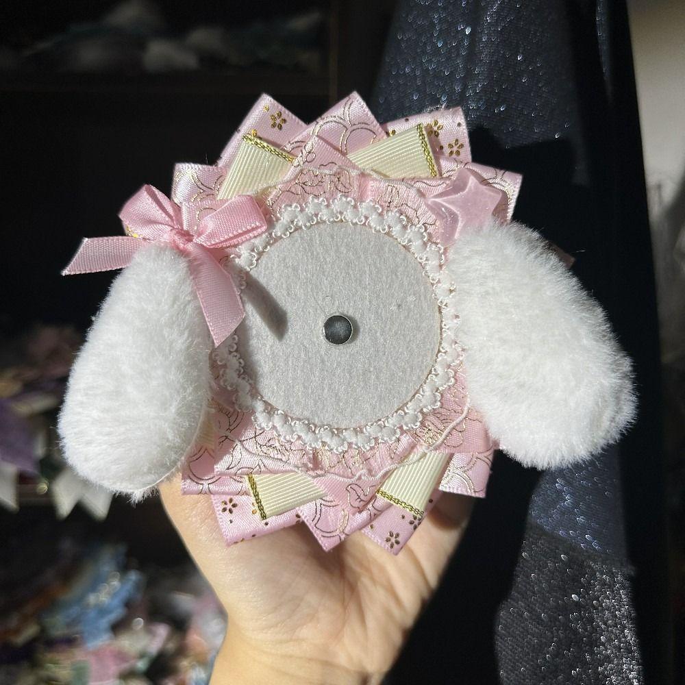 Cute Cat Ear Itabag Badge Holder DIY Handcrafted Card Holder New Lolita Badge Holder