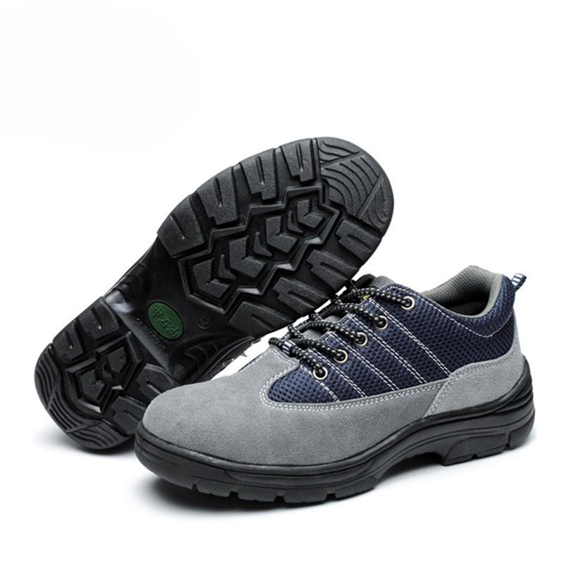 

Protective Shoes, Labor Insurance Shoes 108 Gray Anti-piercing and Anti-injury, Internally Breathable Sandwich Mesh 35