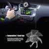 Summer Adjustable Air Fan Automotive Electric Neon Ambient Lights Fan Two Installation Methods USB Fan 3 Speeds Car Silent Fan