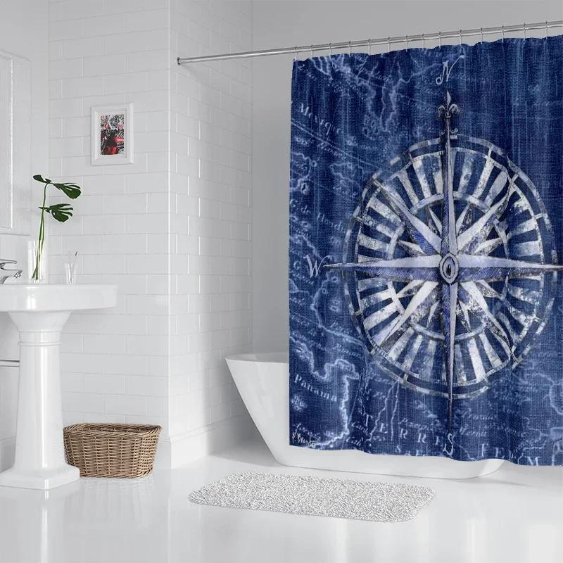 Household waterproof fabric household shower curtain accessories shower curtain 240 * 200 home Hawaiian style shower curtain