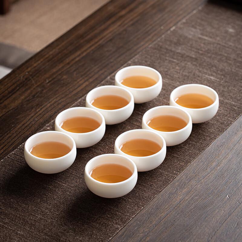 Su's White Porcelain Tasting Teacup Set