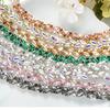 1Yard/90cm Rhinestone Border DIY Versatile Diamond Ribbon Self-adhesive Multi-color Crystal Diamond Strips