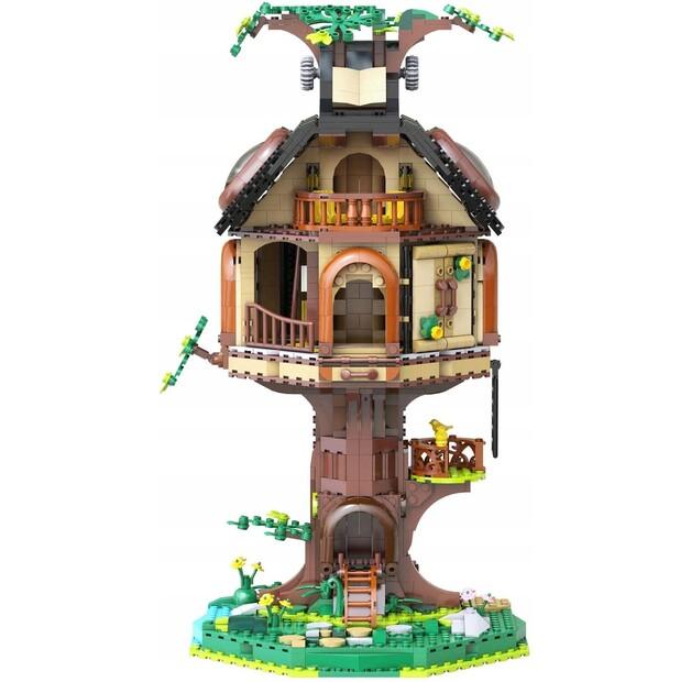 Plastic Constructor Cada Treehouse Library, 1808 Parts, LED