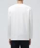 Musinsa Standard Ponte Crew Neck Long Sleeve T-Shirt [Off-White]
