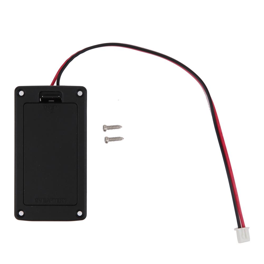 Guitar Battery Case Cover Box Pickup Holder for Active Guitar Bass Instrument Replacement