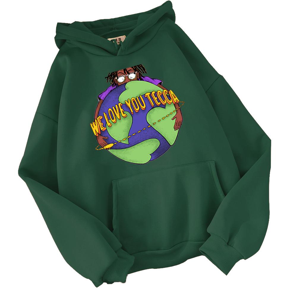 Lil Tecca Hoodie Wir lieben dich Tecca Hoodie Tecca Album Cover Sweatshirt Fan Geschenke Hoodie Harajuku Pullover Oberteile