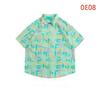 Hong Kong Style Vintage Sunflower Floral Shirt - Unisex Casual Short Sleeve