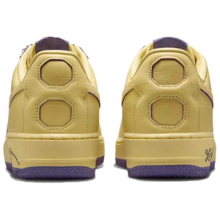 Nike Kobe Bryant X Air Force 1 Low Protro Mamba Mentality Unisex Sneakers Yellow Soft-Yellow HV9408-700