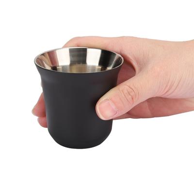 304 Stainless Steel Stainless Steel Coffee Cup Double Wall Espresso Cups  Espresso Drinking