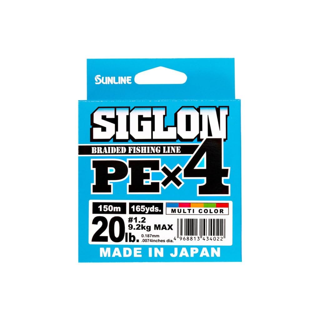 Sunline Filo Siglon PE X4 200m N.0.8 Multicolore